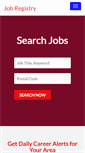 Mobile Screenshot of jobregistry.net